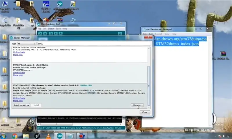 Arduino IDE'ye STM32 Kartlarını Kurun
