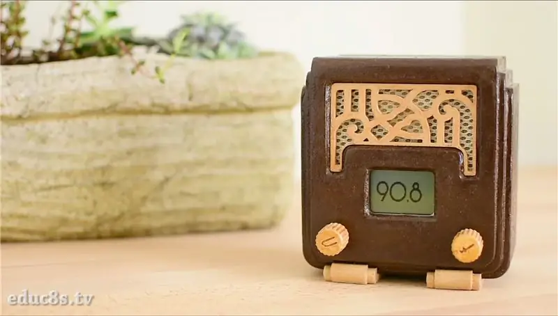 Proiect radio Art Deco FM folosind Arduino