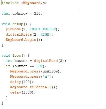 Passaggio 5: programma sull'app Arduino UNO