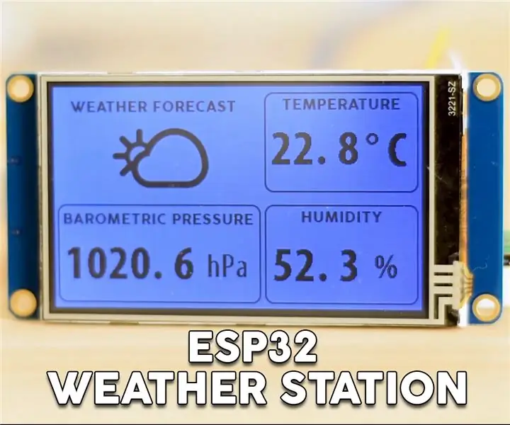 ESP32 WiFi метеорологична станция със сензор BME280: 7 стъпки (със снимки)