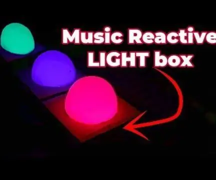 Gör en Music Reactive RBG Light Box/ #smartcreativity: 9 steg