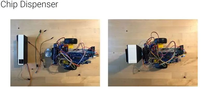 Mobiele Robotwagen - Montage (Chip Dispenser)