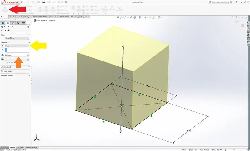 Erstellen der 3D-Form