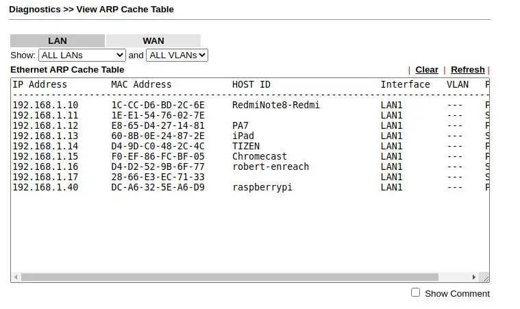 Anslut till nätverket, hitta IP -adressen och konfigurera DHCP -bindning