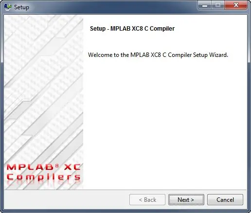 MPLAB® XC8 Compiler Installation