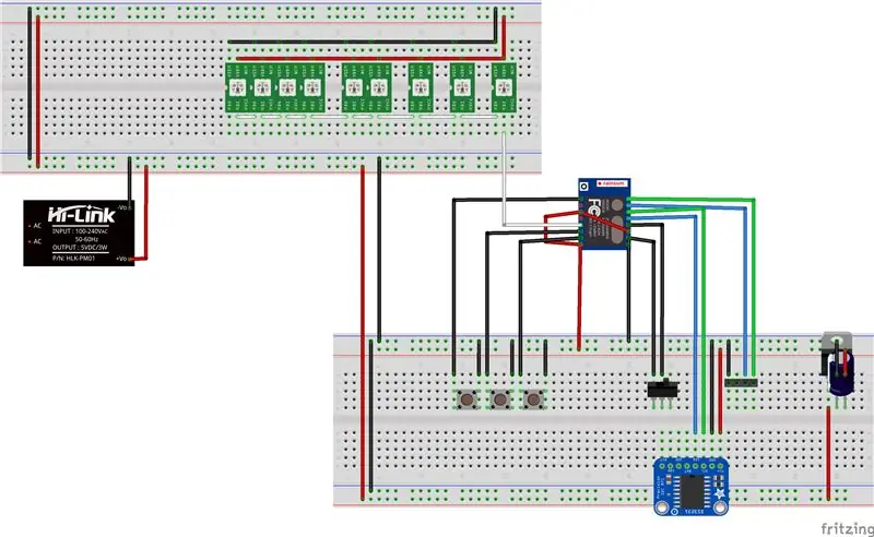 Construire le circuit électronique