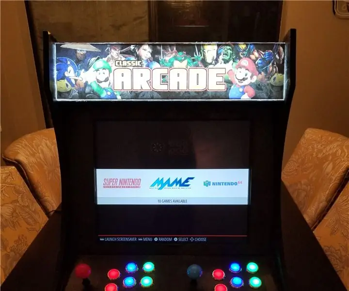 Arcade Machine +: 8 steg (med bilder)