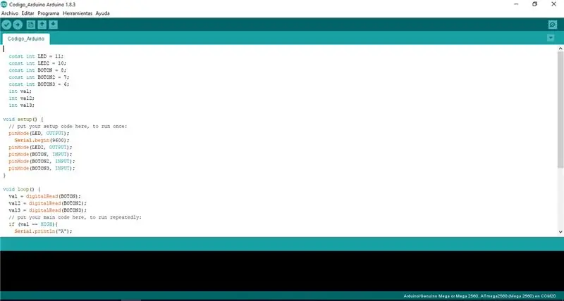 Código Arduino