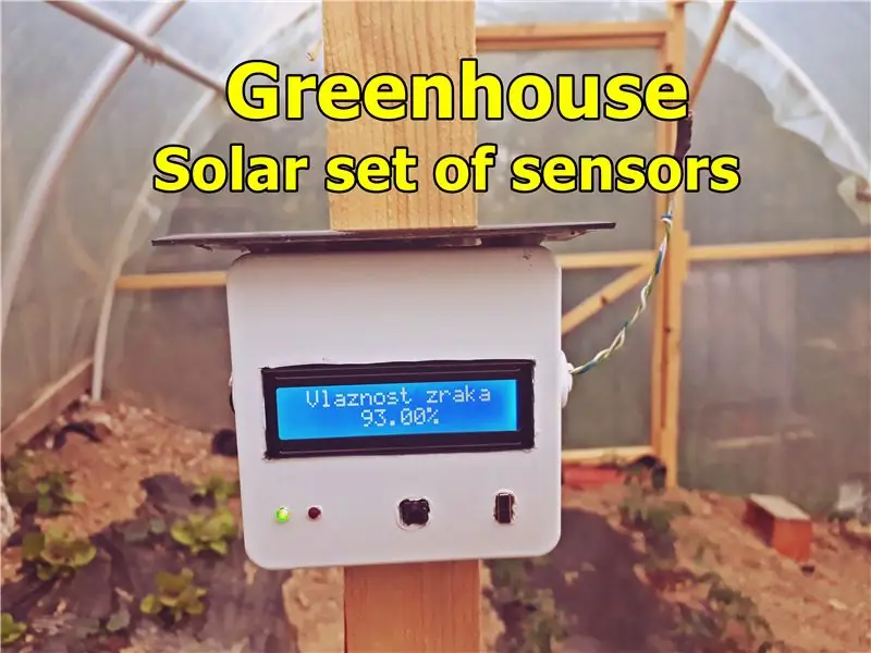 Mga Smart Greenhouse Sensor