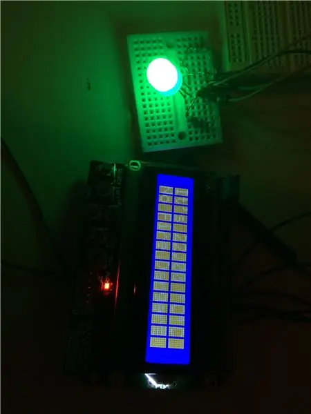 Sistema ng Babala sa Kaligtasan sa Arduino LCD