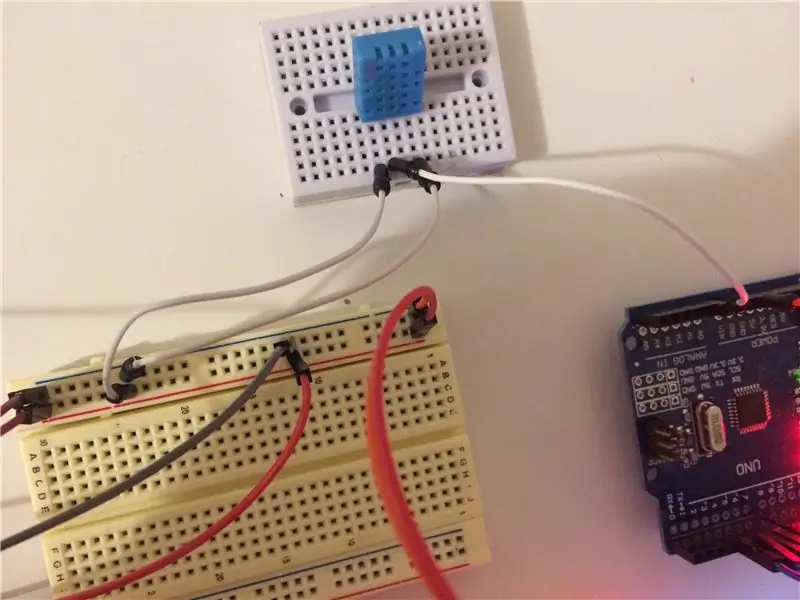 Pag-set up ng DHT Temperature Sensor