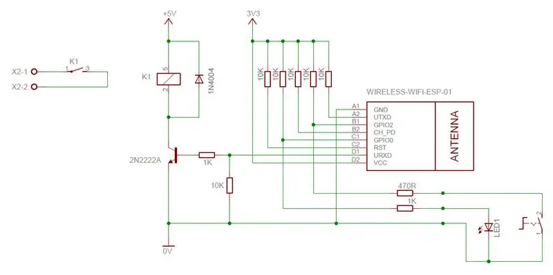 El diseño ESP8266-01