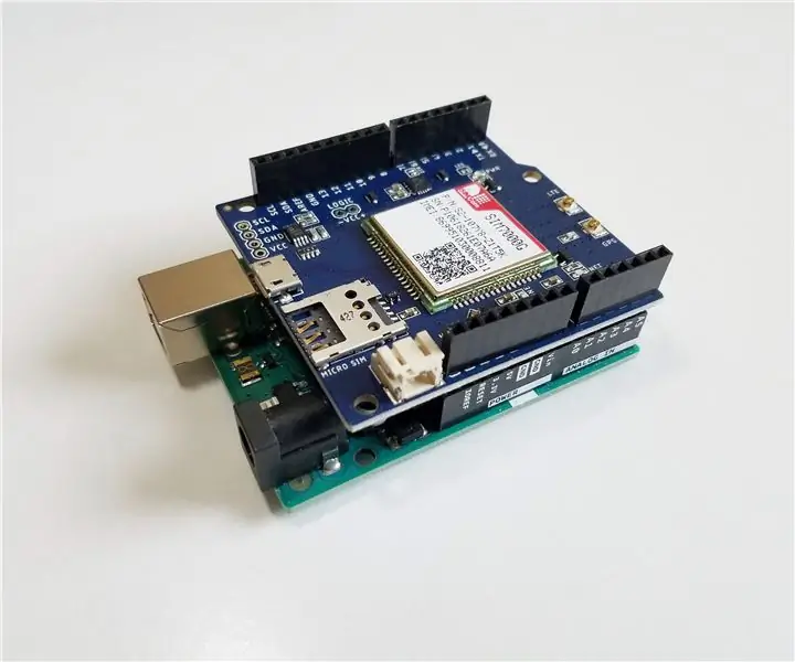 גשש GPS LTE Arduino + לוח מחוונים IoT (חלק 1)