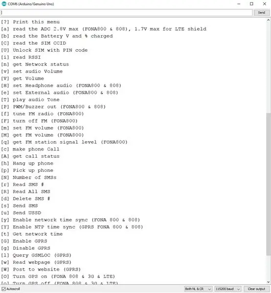 Configuration Arduino et test de périphérique