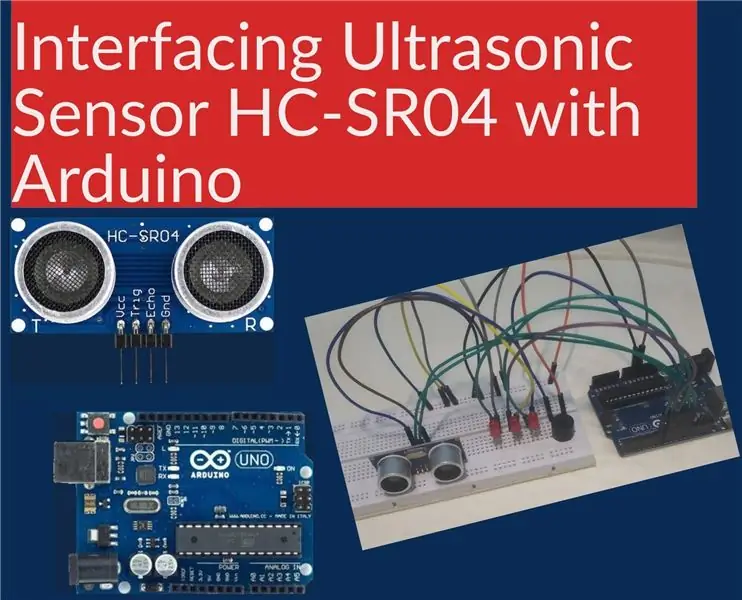 HC-SR04-ийн хэт авианы хүрээний модулийг Arduino-той холбох