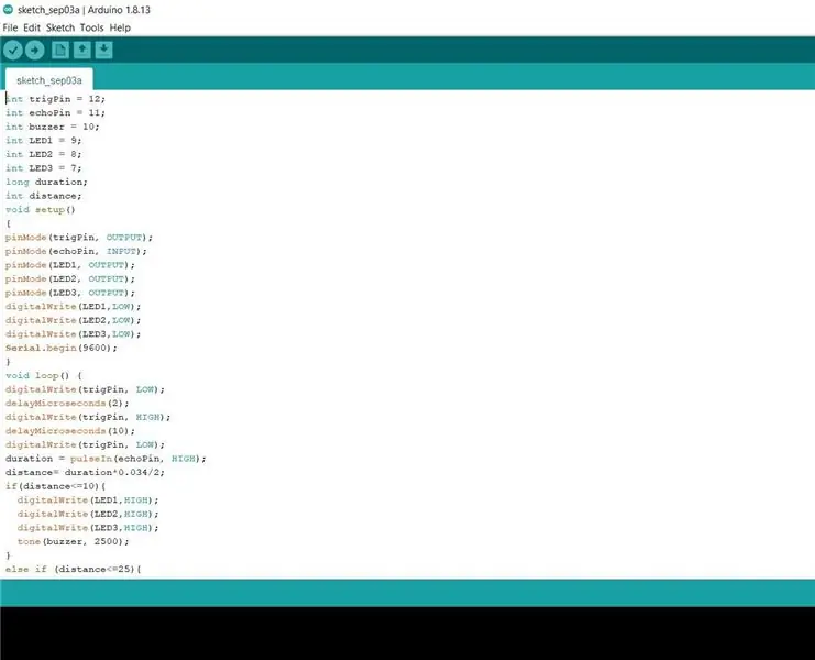 Codificació del mòdul Arduino UNO