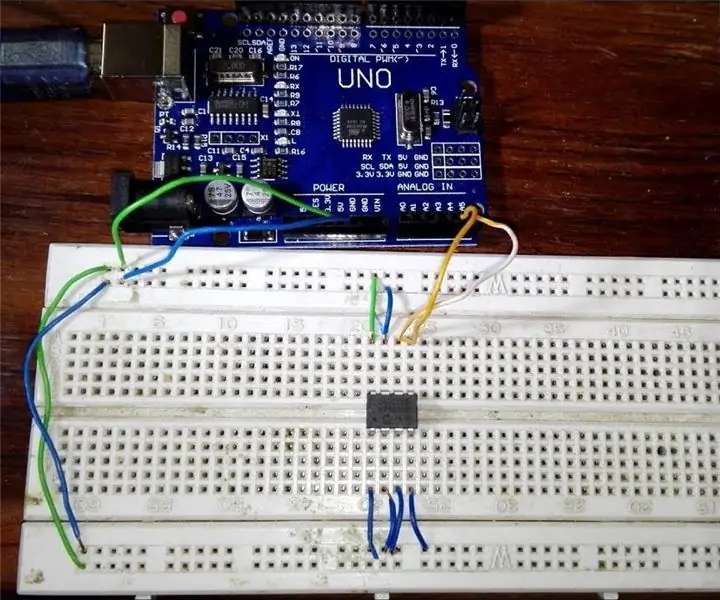 Pagbasa at Pagsulat ng Data sa Panlabas na EEPROM Gamit ang Arduino: 5 Hakbang