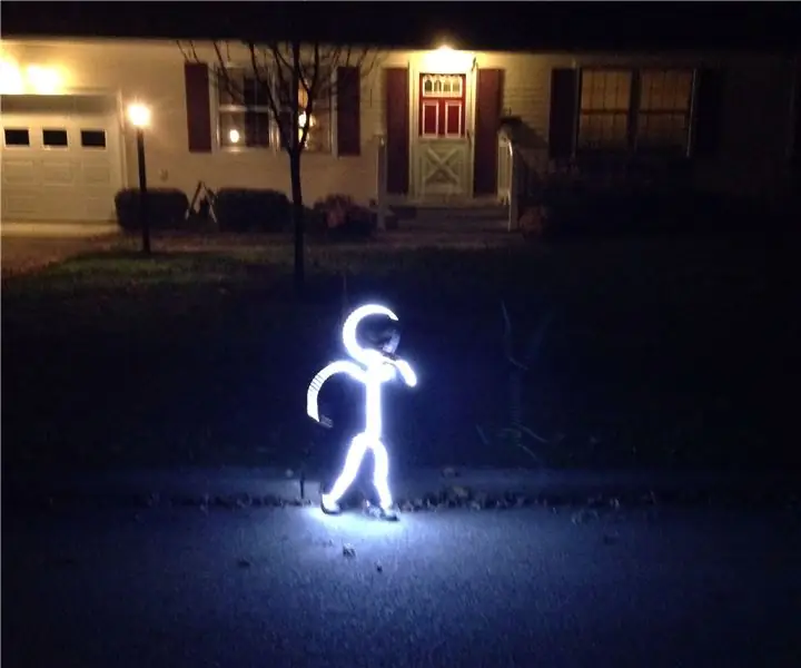 DIY LED Stick Figure Costume: 7 Hakbang (na may Mga Larawan)