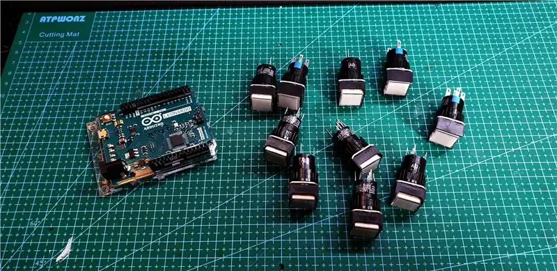 Arduino USB -knoppiepaneel