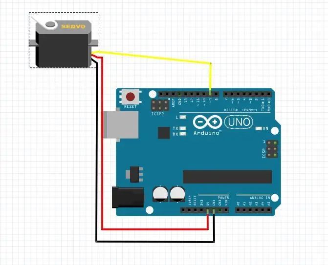 Controle de teclado servo motor