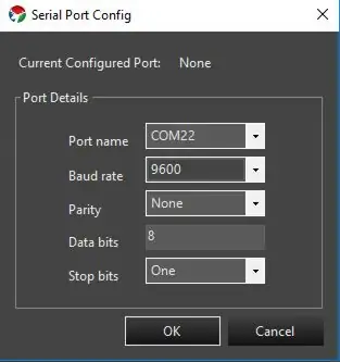 Configuration Del Puerto Serial