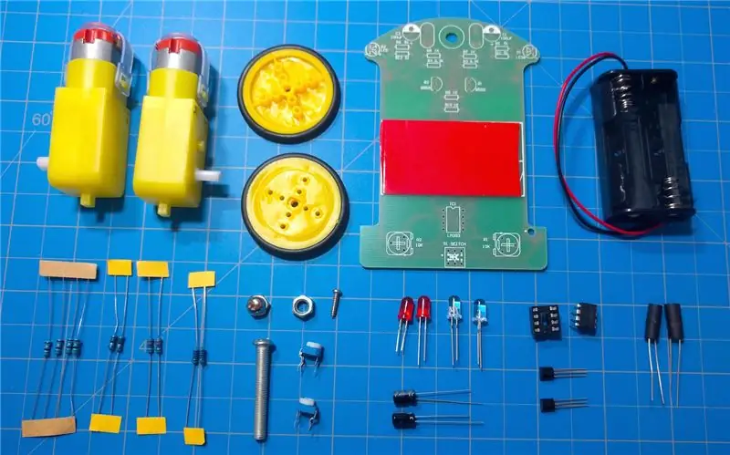 Robot de seguiment de línia: esquema i components