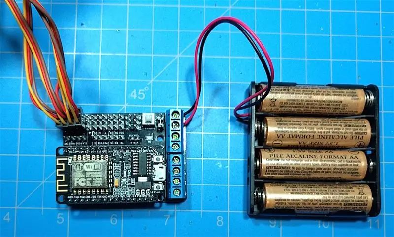 Robotarm Wi -Fi -controller - Kalibrering af servomotorer