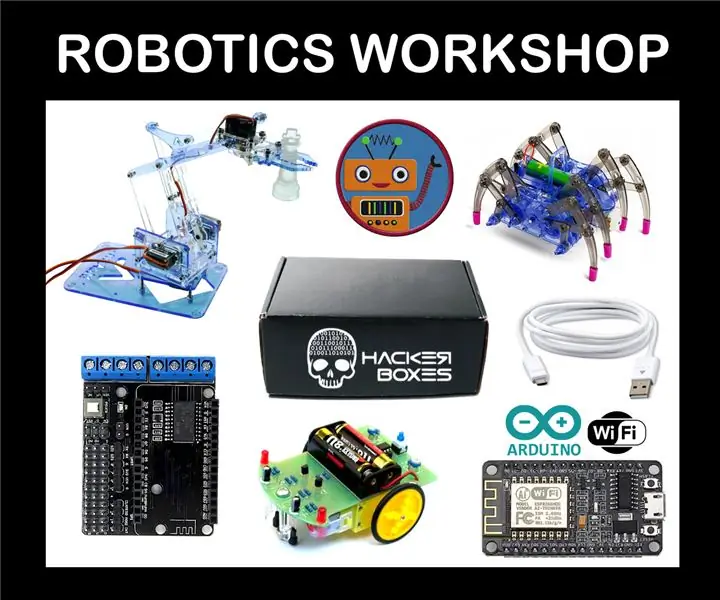 HackerBoxes Robotics Workshop: 22 trin