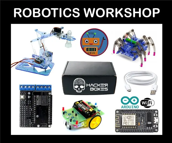 Taller de robòtica HackerBoxes