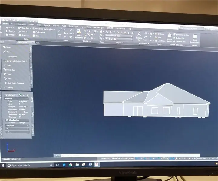 Autocad-architectuur: 6 stappen