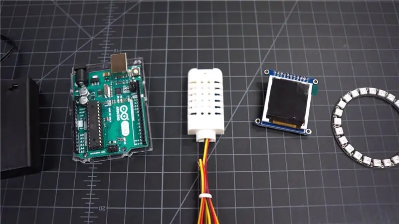 Dovetailed Arduino Humidity Sensor