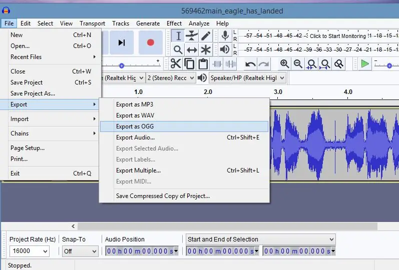 Audio FX тақтасын орнатыңыз