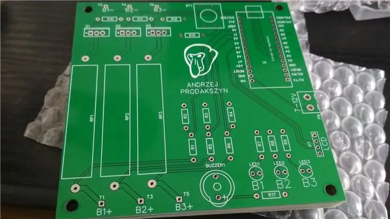 tarjeta de circuito impreso