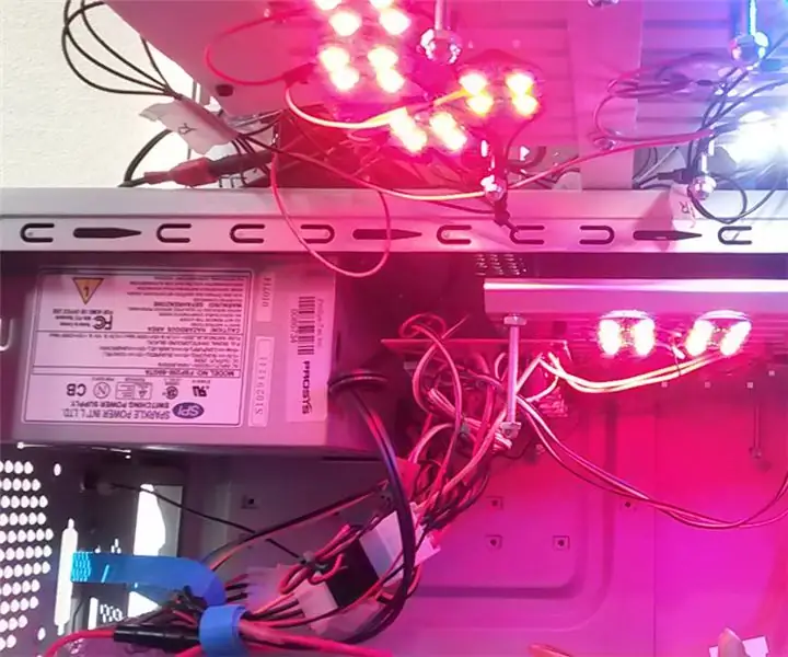 Luz de crecimiento LED de cuatro colores con atenuación PWM: 12 pasos (con imágenes)