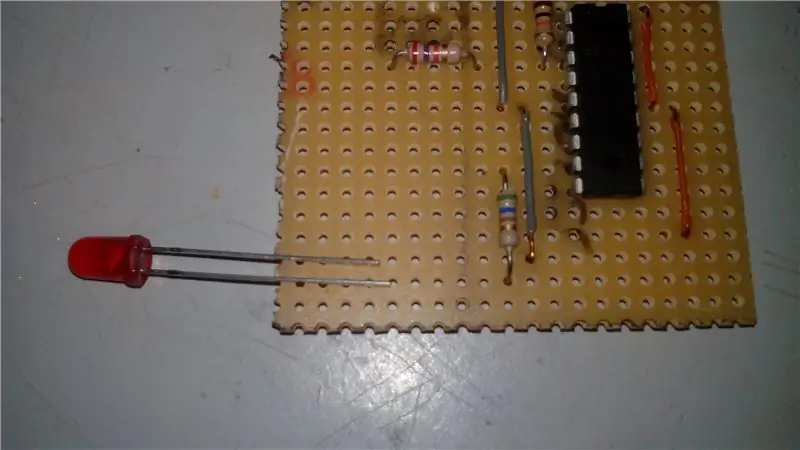 Solder POWER ON LED