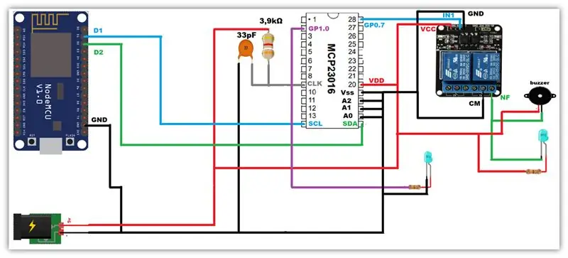 MonteringsnodeMCU ESP-12E