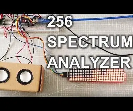 Kako DIY 32 Band LED analizator audio audio muzičkog spektra pomoću Arduino Nano kod kuće #arduinoproject: 8 koraka