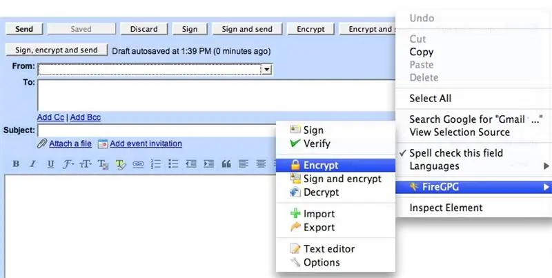 Instalirajte FireGPG u Firefox