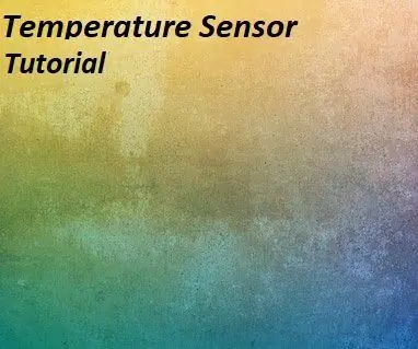 Arduino temperatuursensor (LM35): 4 stappen