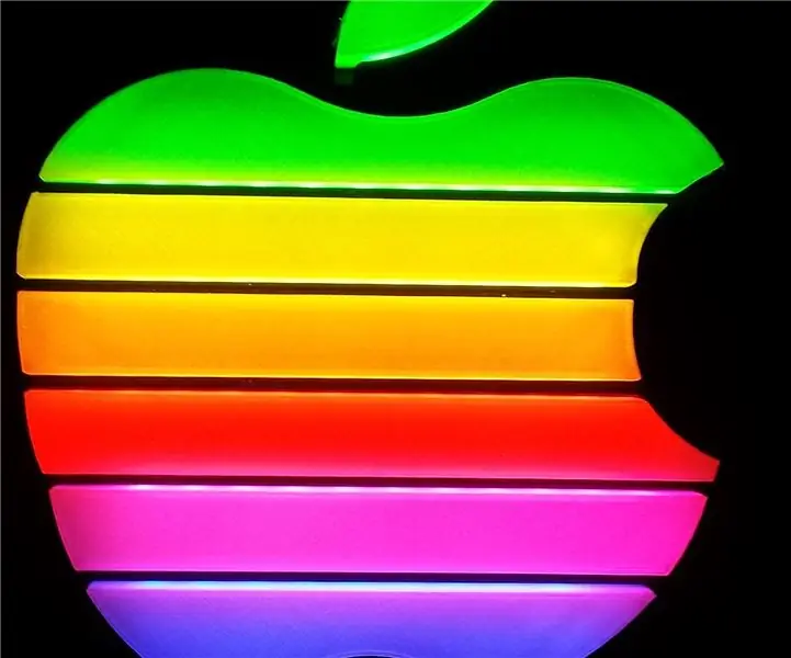 Apple Neon İşarəsi: 4 Adım (Şəkillərlə birlikdə)