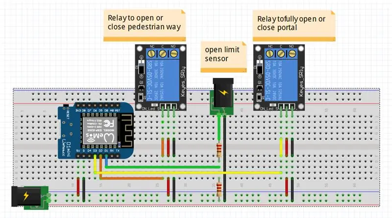 Otomatik Kayar Kapıyı Geliştirmek için Özel Elektronik Kart