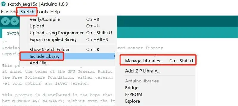 Genera un fitxer de configuració