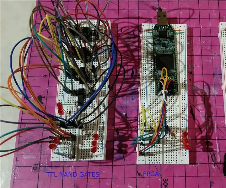 Arduino Bilang isang Murang Breadboard FPGA: 5 Hakbang (na may Mga Larawan)