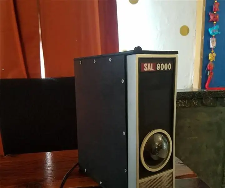 HAL 9000, SAL 9000 Alexa Pi Hybrid: 4 Langkah (dengan Gambar)