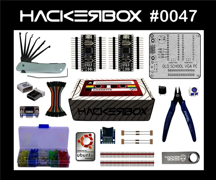 HackerBox 0047: Old School: 12 stappe