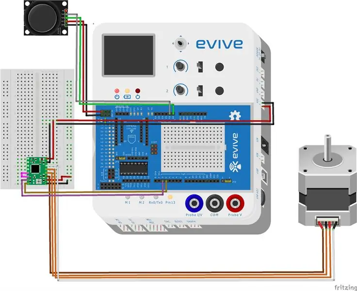 اجرای Stepper Motor: A4988 Driver Circuit Diagram