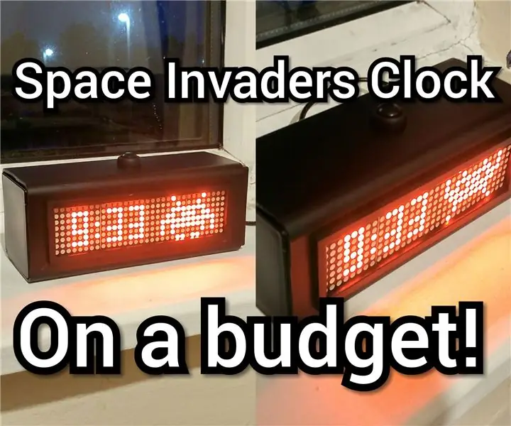 Space Invaders Saatı (Büdcədə!): 6 Addım (Şəkillərlə)