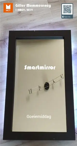 SmartMirror بإضاءة خلفية