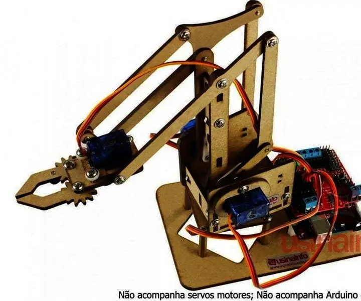 Braço Robô Controlado Por Giroscópio Via Celular: 3 Steps