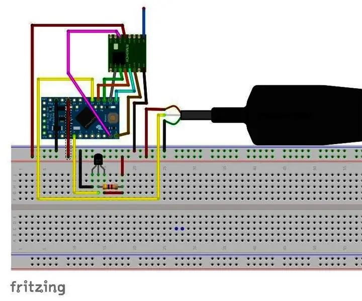 LORA temperatūras un augsnes mitruma sensors: 6 soļi